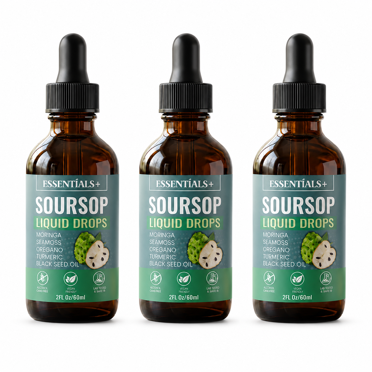 Organic Soursop Liquid Drops 60ml