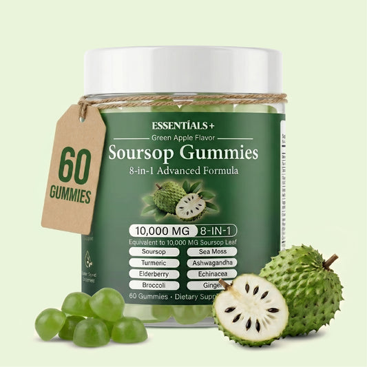 Organic Soursop Gummies 60 Count