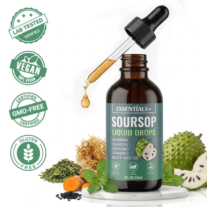 Organic Soursop Liquid Drops 60ml