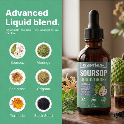Organic Soursop Liquid Drops 60ml