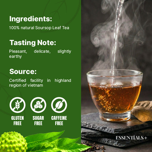 Natural Dried Soursop Leaves Tea - 4 oz