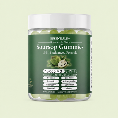 Organic Soursop Gummies 60 Count