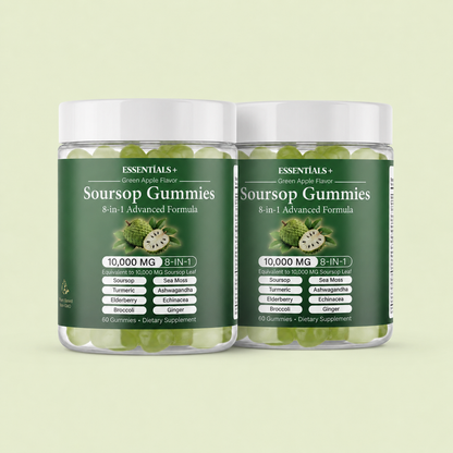 Organic Soursop Gummies 60 Count
