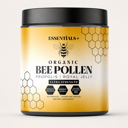 Essentials+ Bee Pollen Capsules 50 Count