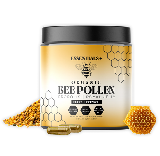 Essentials+ Bee Pollen Capsules 50 Count